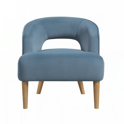 Fauteuil d'appoint de style unique Luxury Luxury Luxury Velvet Blue