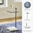 Swarup Glass Top End Table