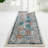 Akira Geometric Rusty Red/Indigo Blue/Saffron Yellow/Beige Area Rug-692692263