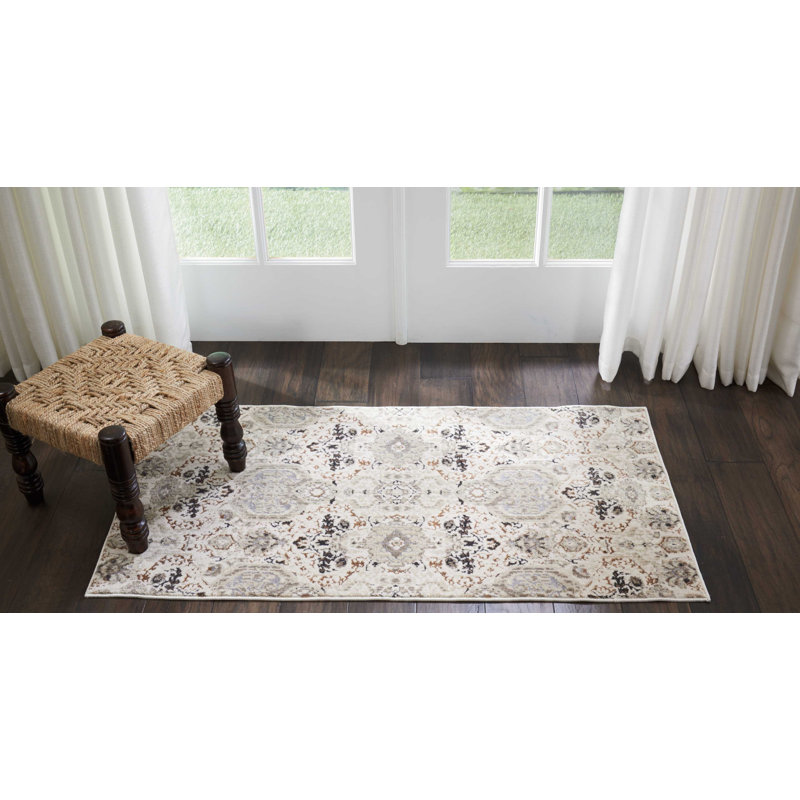 Tapis gris / ardoise Dora, Rectangle 2 pi 2 po x 3 pi 9 po