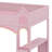 Playhouse Design Full Size Loft Bed With Storage Staircase And Desk, Wood Castle Loft Bed Frame With Windows, Shelves And LED Light-1462736076