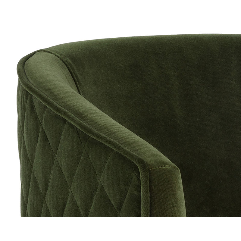 Cornella Upholstered Arm Chair, Green