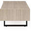Table basse Mid-Century Modern Ash