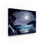 Fikes 'Night Coast 1' Oil Painting Print on Wrapped Canvas-25330069