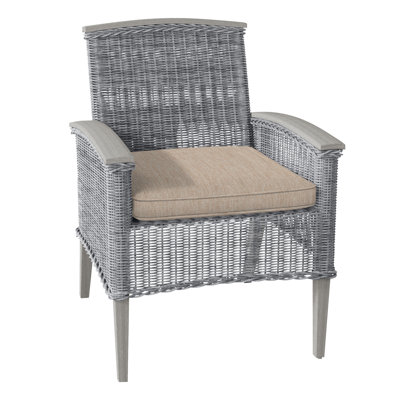 Fauteuil Astoria tissé - huître