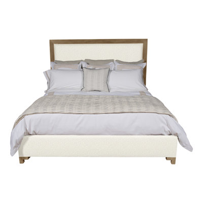 Louise/Lawrence King Upholstered Low Profile Panel Bed