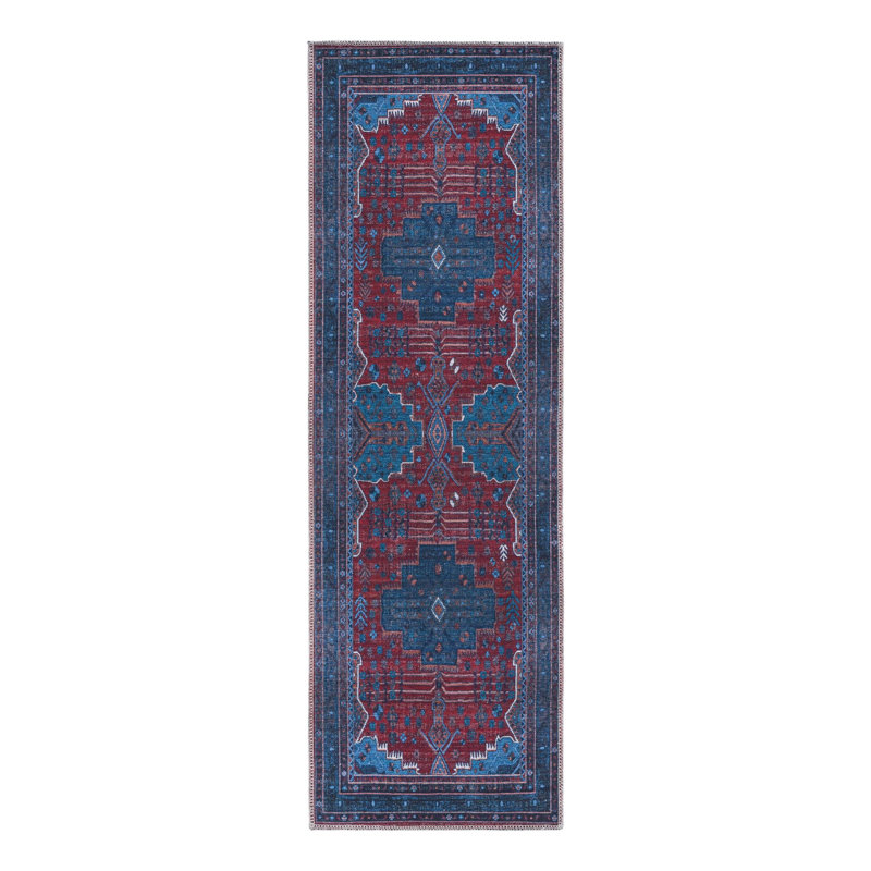 Guthridge Chenille Oriental Indoor Rug, Runner 2' x 6'