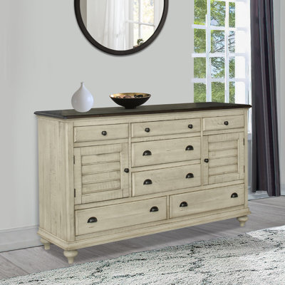 Commode combinée 7 tiroirs Wilfrid