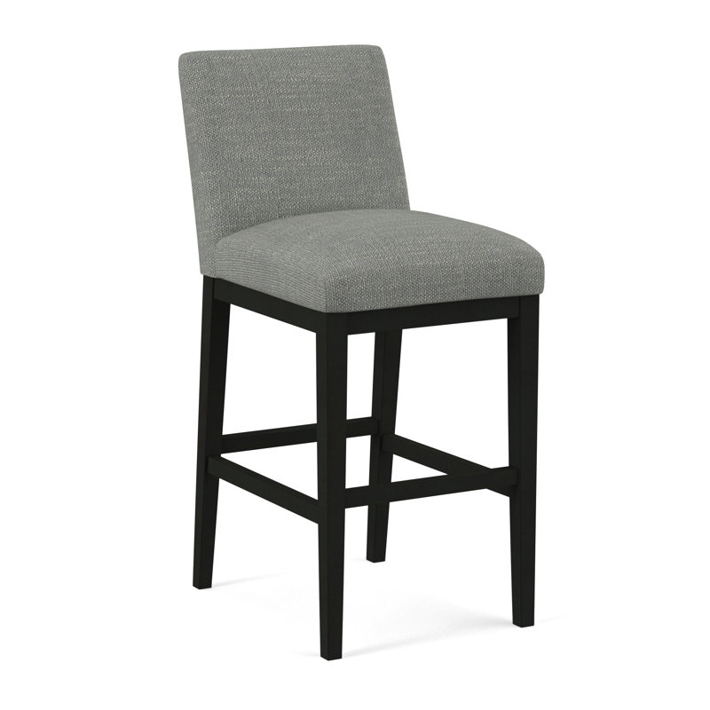 Upholstered Stool, 61626-87, Black