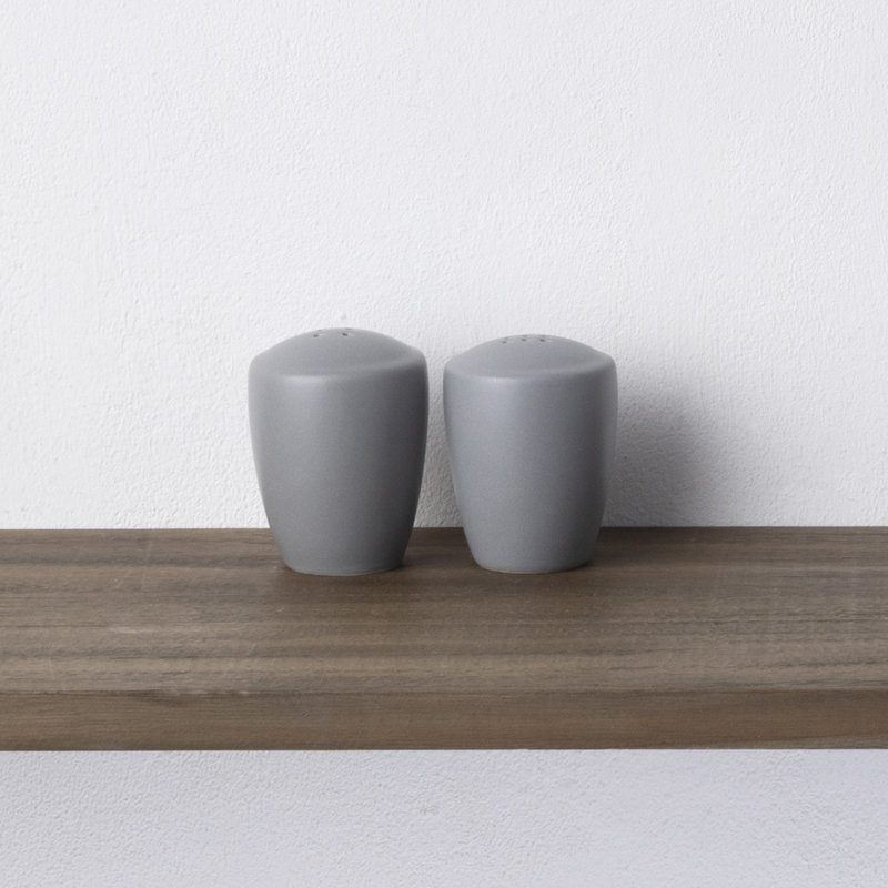 Noritake Colorwave Salt and Pepper, 3-3/8", Slate