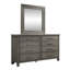 Commode double 8 tiroirs avec miroir S 68