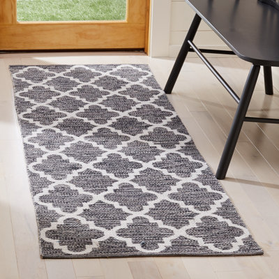Tapis géométrique tissé à la main Eliana