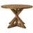 Henninger Round Dining Table in Weathered Oak