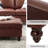 Blanchett Genuine Leather Ottoman-101688268