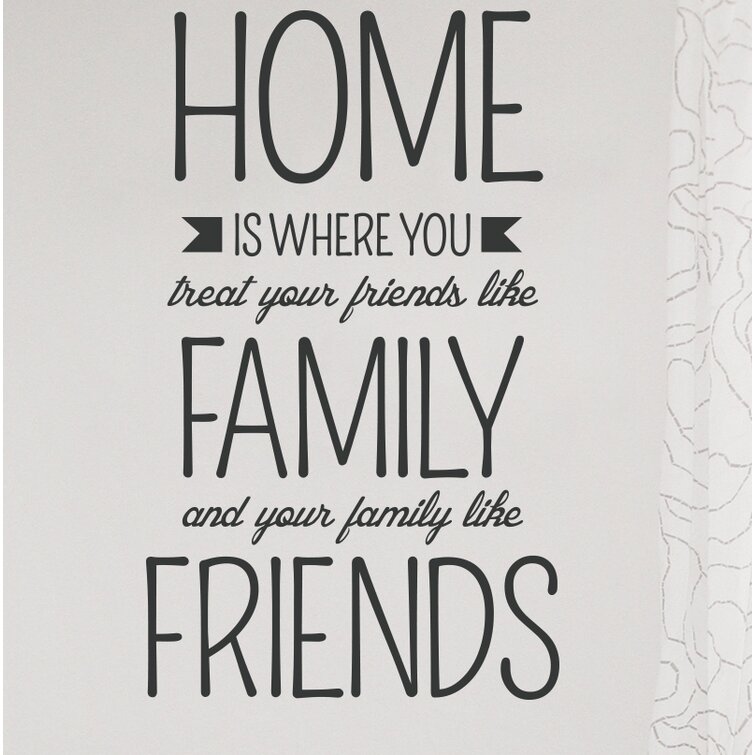 Home Is WhereWall Quote Decal