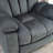  41.34''Wide Modern Microfiber Heated Massage Manual Recliner With Hidden Cup Holders-107672582