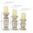 10.15'' H Solid Wood Tabletop Candlestick