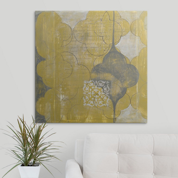 « marrakech ii », reproduction d’art jennifer, H 35 po x l 35 po x P 1,5 po, Toile