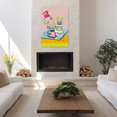 Art contemporain sur toile nature abstraite et audacieuse