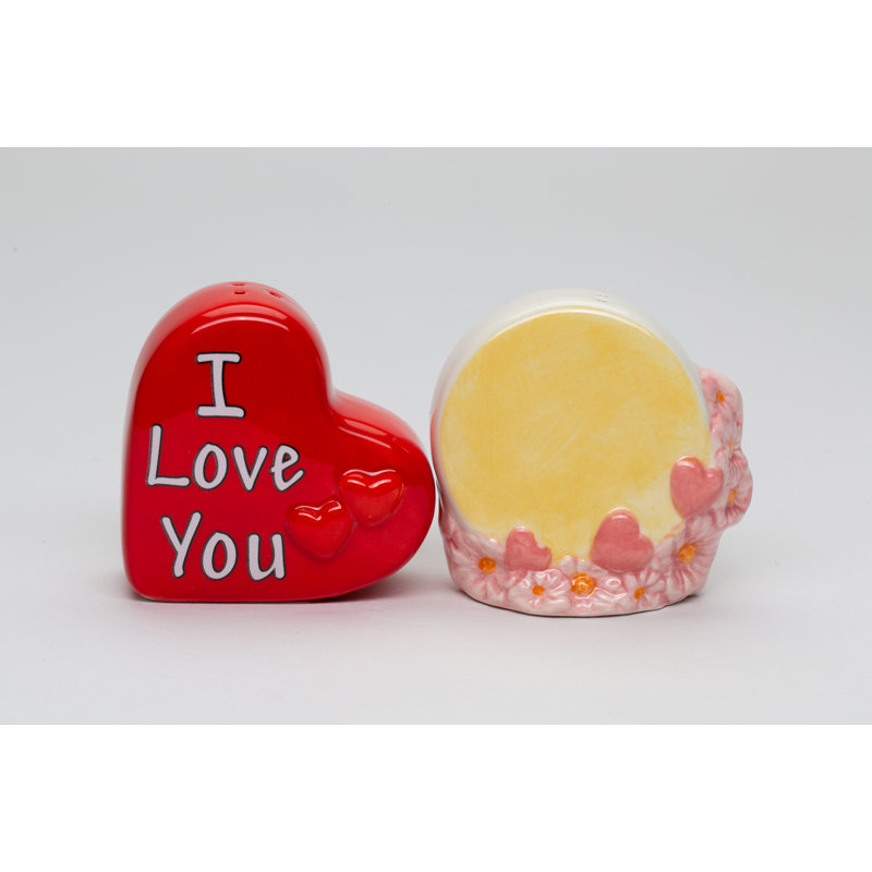 Amour, cœur et lune sel et poivre