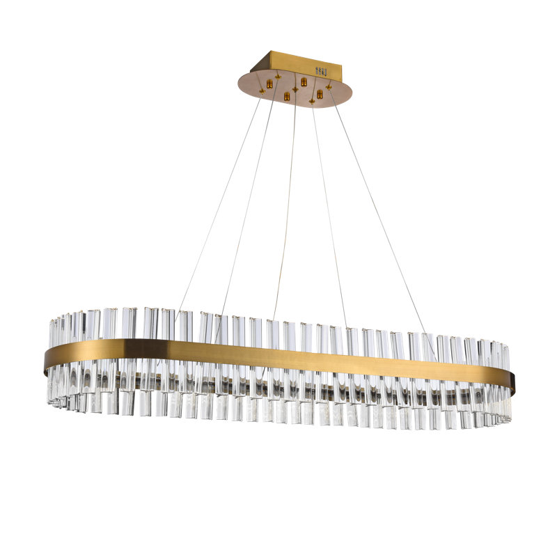 1 - Light Crystal LED Chandelier