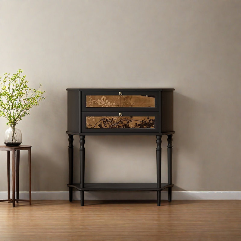 Retro Multifunctional Console Table