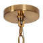 Grand lustre à roue de chariot à 8 lumières à intensité variable Elisabette