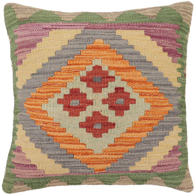 Housse et insert de coussin carré 100% laine 