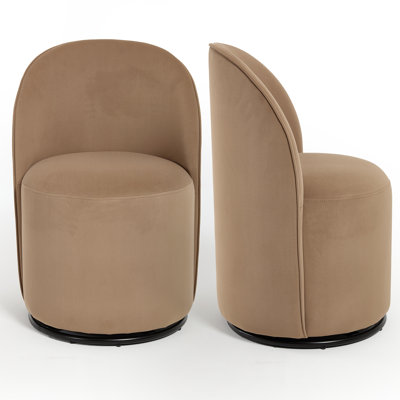 Upholstered Kitchen & Dining Room Barrel Chair