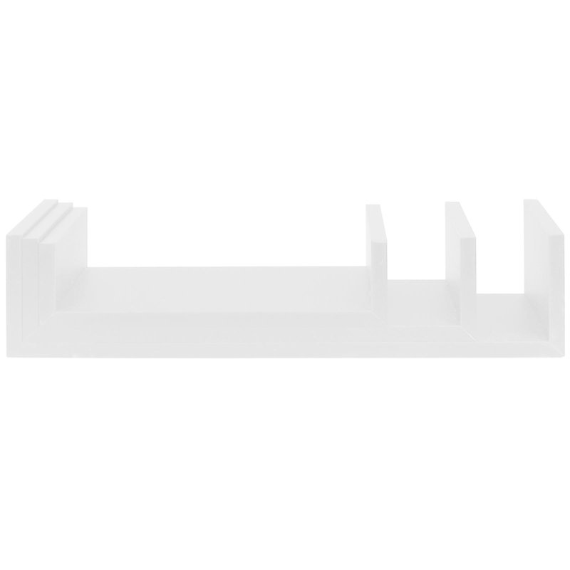 Dreshawn 3 Piece Floating Shelf, White