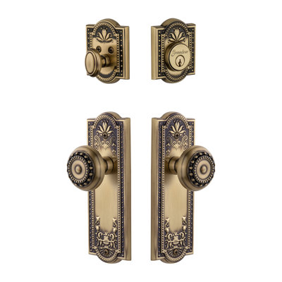 Parthenon Complete Entry Knob Set with Deadbolt