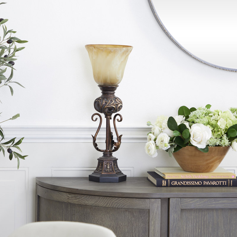 Lampe torchère noire 20 po Adalwin