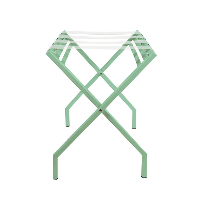 Porte-bagages pliant Suba, Vert menthe / transparent