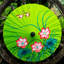 Parasol en papier Lily Wonderland Saa