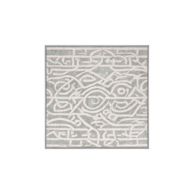 Tapis gris soyeux et moelleux