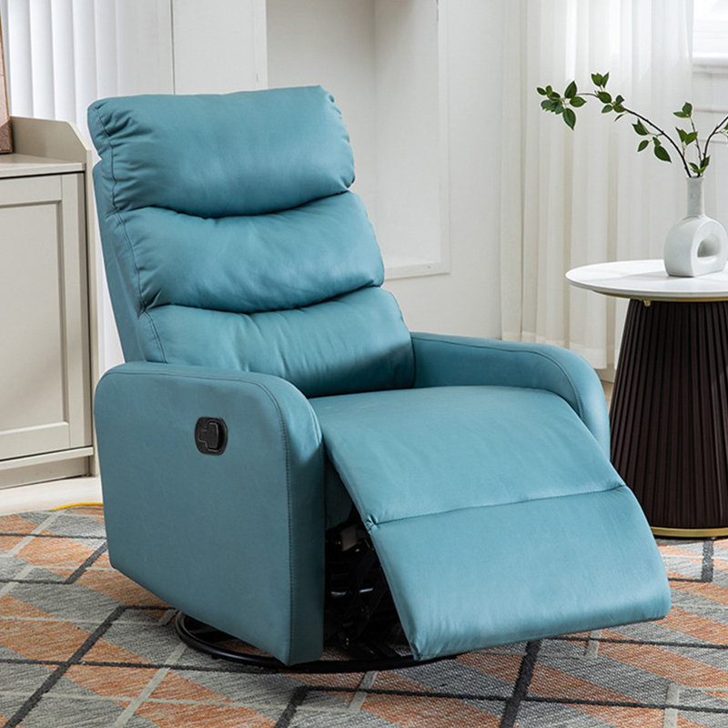 Fauteuil inclinable ergonomique simple pour salon, Bleu