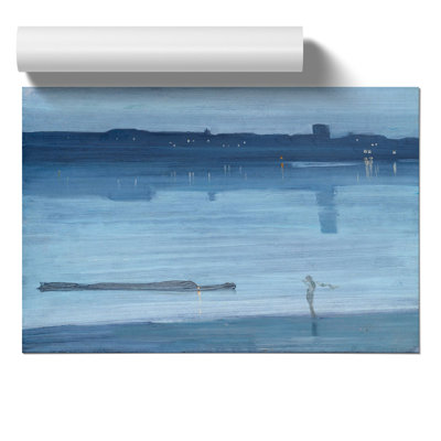 Nocturne Blue and Silver by James Mcneill Whistler - Frameless Print