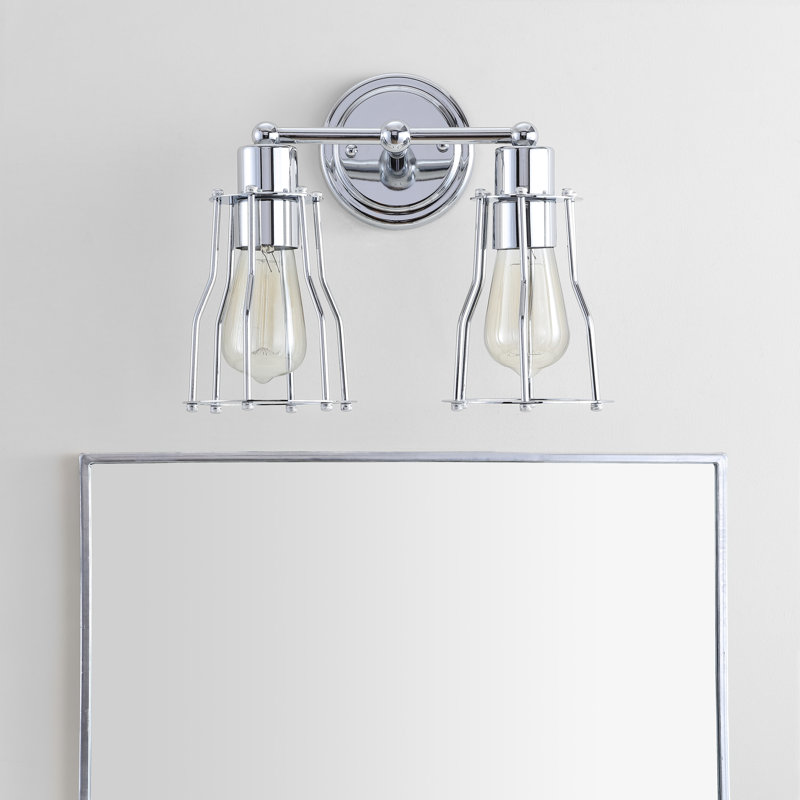 Éclairage pour meuble-lavabo Gillam, Chrome chrome, 2