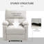 Fauteuil inclinable standard de 31 po de largeur sans mouvement-615821626