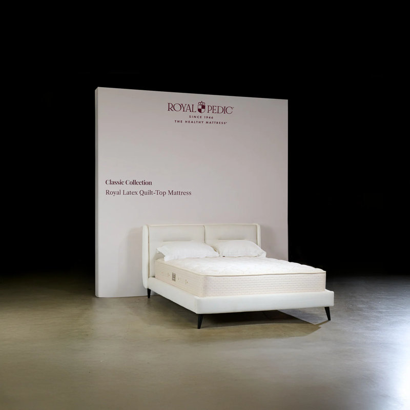 Classic 9.5'' Medium Latex Mattress and Box Spring Set, Full