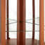Vitrine d'angle vitrée d'angle pour vitrine d'angle