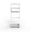 Accent Portable Garment Rack, Clothes Valet Stand With Storage Organizer, White Finish, Ideal For Organizing And Maximizing Space In Bedrooms And Entryways.-1016682053