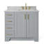 ARIEL TAYLOR 37 IN RIGHT OFFSET SINGLE OVAL SINK VANITY-1355387438-1355387439-1388708758