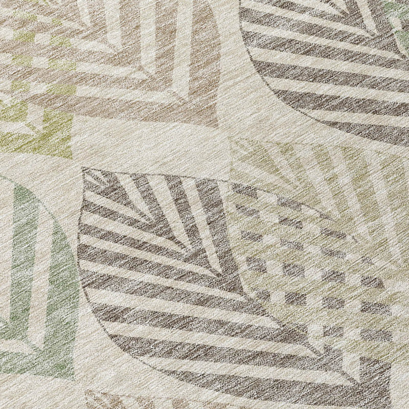 Paillasson intérieur antidérapant Neysa, Rectangle 1'8" x 2'6"