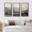 Ensemble de 3 impressions monochromes sur toile Mont Blanc-142005960-142005964