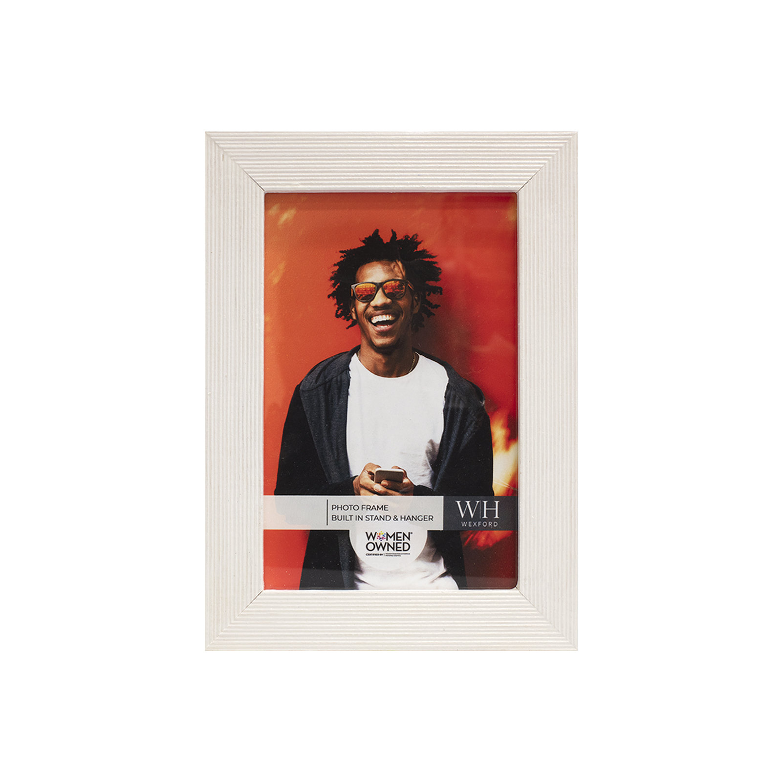 Apolline Wood Picture Frame, 4" x 6", White