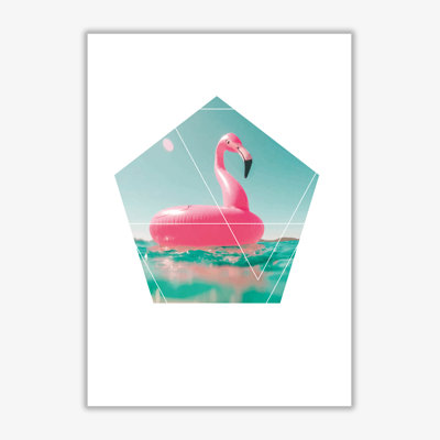 Flamingo Inflatable - Print