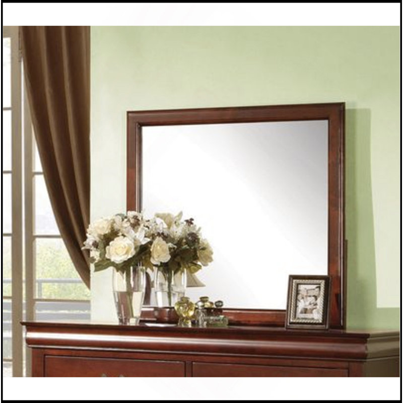 Louis Philippe III Cherry Finish Mirror