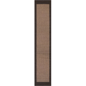 Sania Flatweave Cocoa Black Indoor Outdoor Area Rug