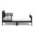 Storkcraft Pasadena Toddler Bed And Santos Nighstand With Mattress 3-Piece Kids Furniture Set - White-103830259